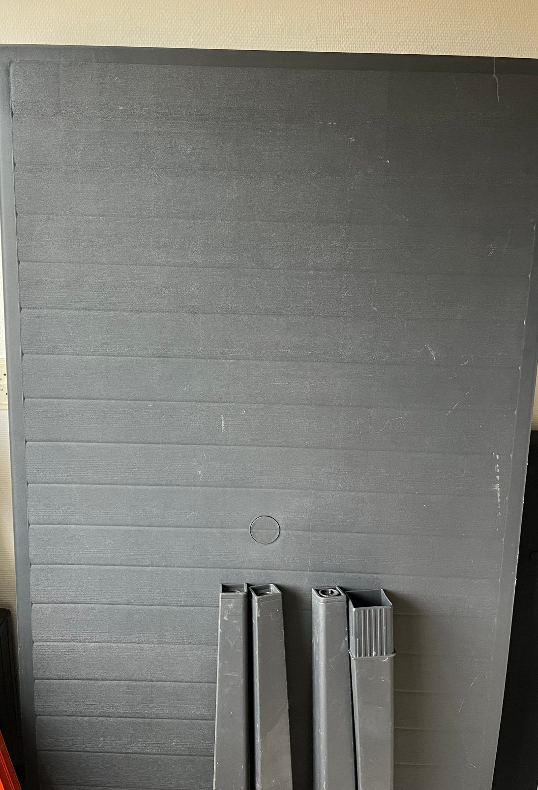 Tuintafel kunststof 165 x 93, Ophalen, Gebruikt, Rechthoekig, Kunststof