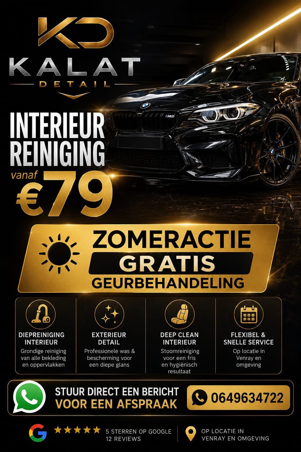 Professioneel Auto Poetser Op Locatie | Venray & Omgeving, Geurverwijdering