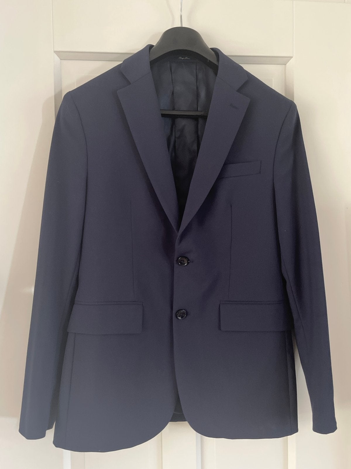 MNG MAN Slim Fit Pak (Colbert en Broek) - Maat 48, Ophalen of Verzenden, Zo goed als nieuw, Maat 48/50 (M), Blauw