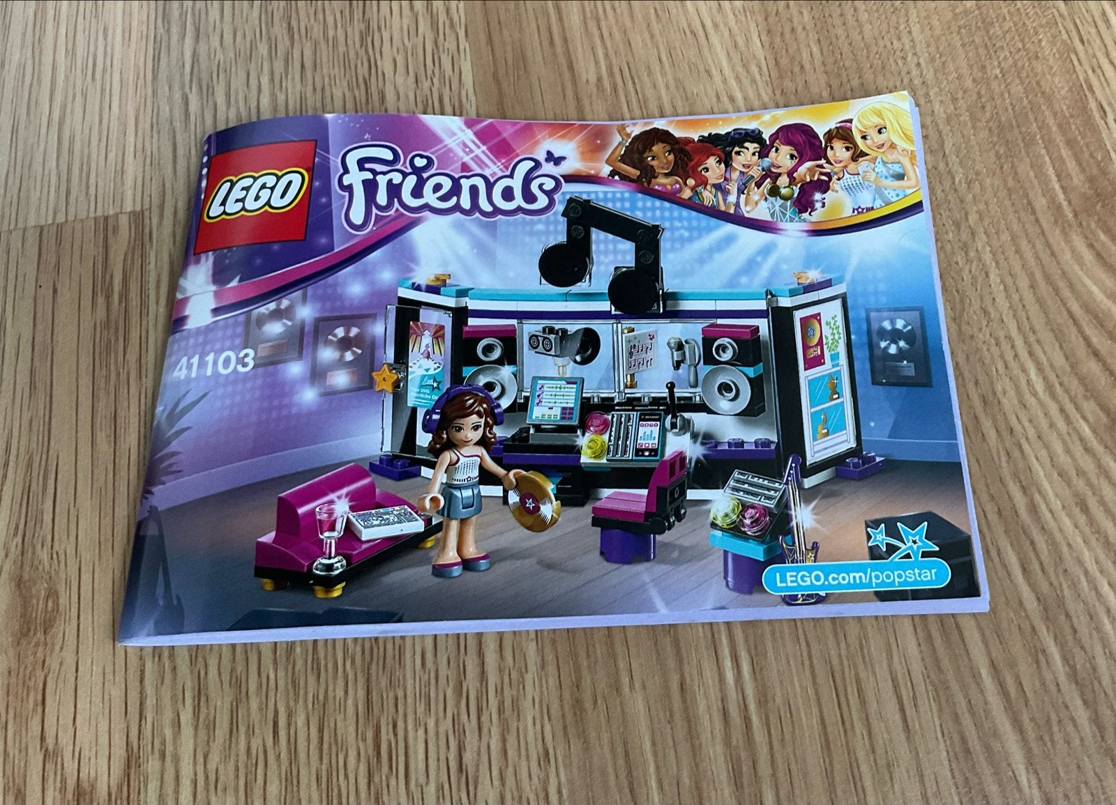 Lego Friends 41103 Popster Opnamestudio, Ophalen of Verzenden, Zo goed als nieuw, Overige merken