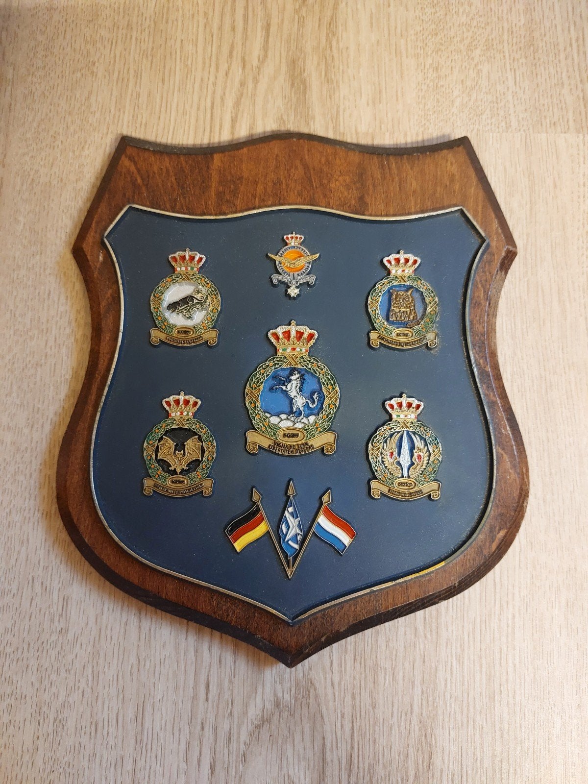 Klu GGW wapenschild, Verzamelen, Ophalen of Verzenden, Landmacht, Nederland, Embleem of Badge