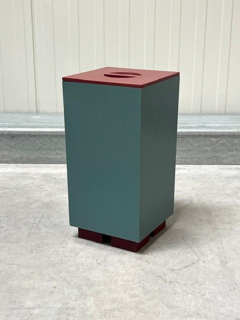 Alessi Euclid opbergbox Michael Graves vintage Memphis 1994, Ophalen, ., Kunststof, Voorraadpot