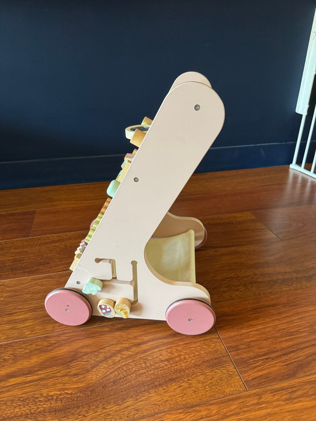 Little Dutch Houten Loopwagen Roze, Ophalen, Zo goed als nieuw, Overige typen, Met wieltjes