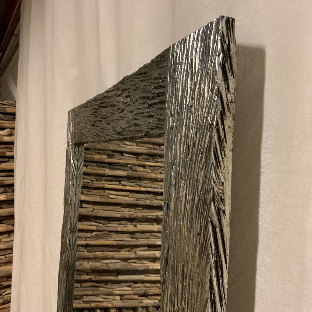 grote spiegel - houten lijst - 200 x 100 cm - Gratis bezorgd, TTM Wonen, Meubels – (Perzische) Tapijten en Woonaccessoires, 200 cm of meer