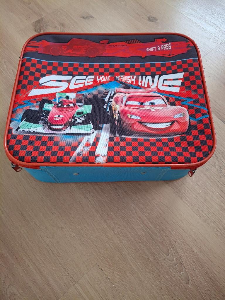 Logeerkoffer Cars, Ophalen, Gebruikt, Hard kunststof, Minder dan 50 cm