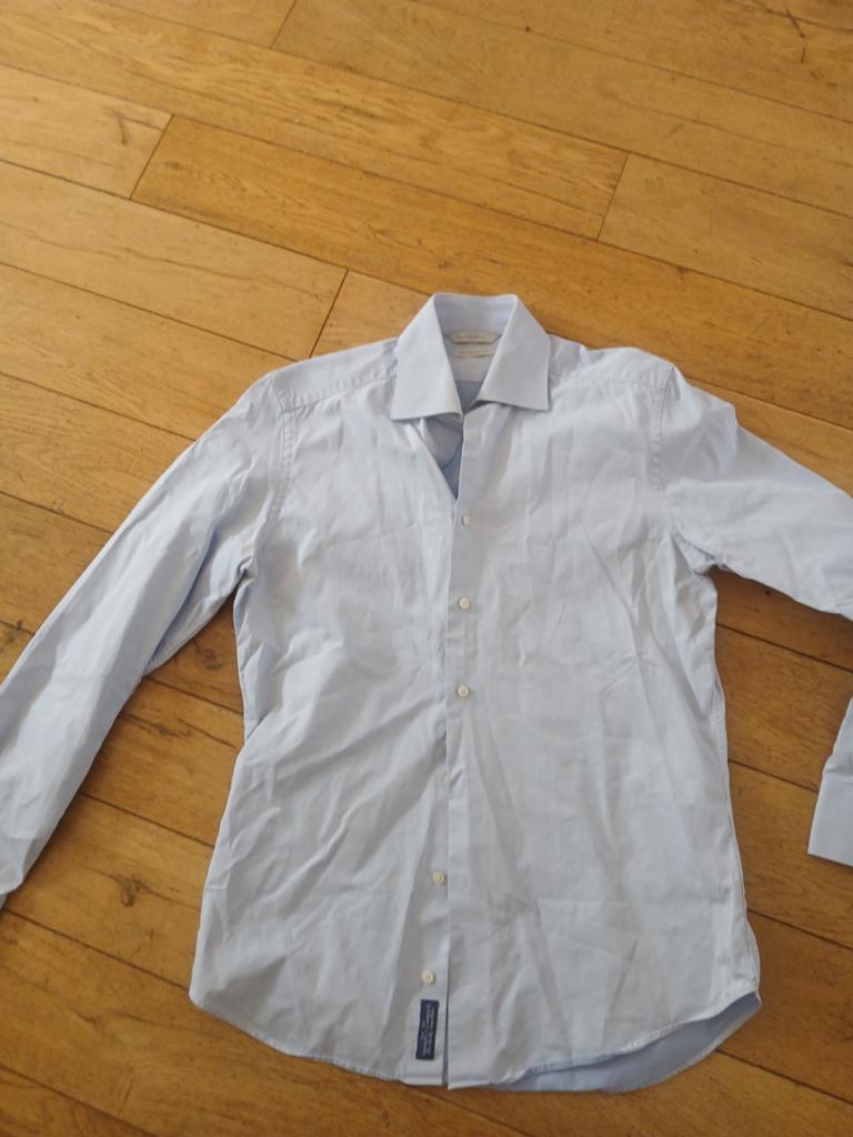 Suit Supply overhemd - maat S (boordmaat 38 cm), Kleding | Heren, Overhemden, Blauw, Halswijdte 38 (S) of kleiner, Ophalen of Verzenden