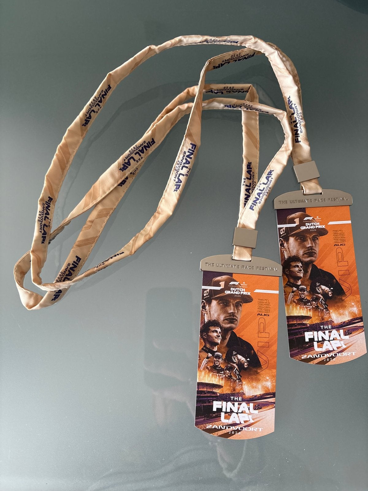 Vip pas keycord lanyard Dutch Grand Prix F1, Drie personen of meer