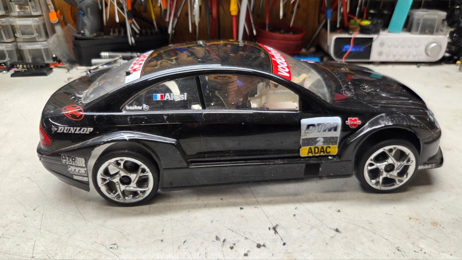Te koop leuke kyosho, Gebruikt, Ophalen of Verzenden, Schaal 1:10, Auto onroad