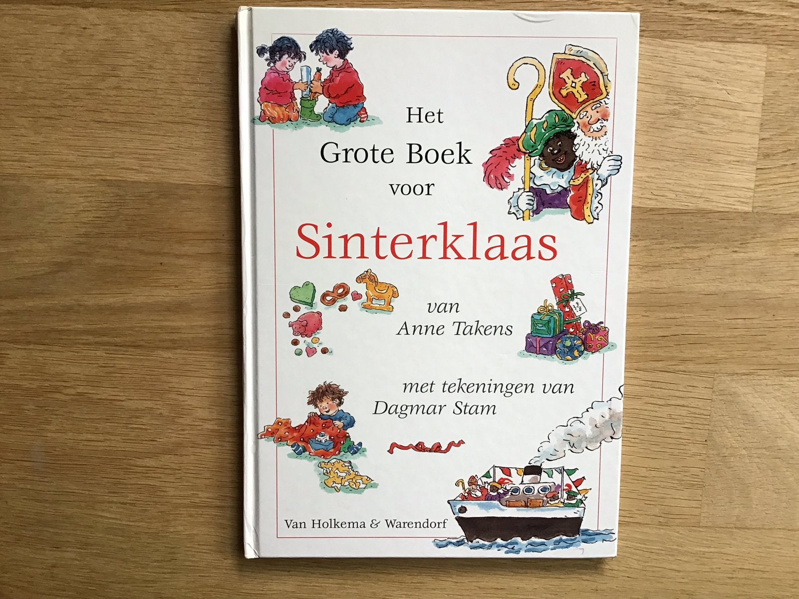 Het grote boek voor Sinterklaas - Anne Takens., Ophalen of Verzenden, Zo goed als nieuw