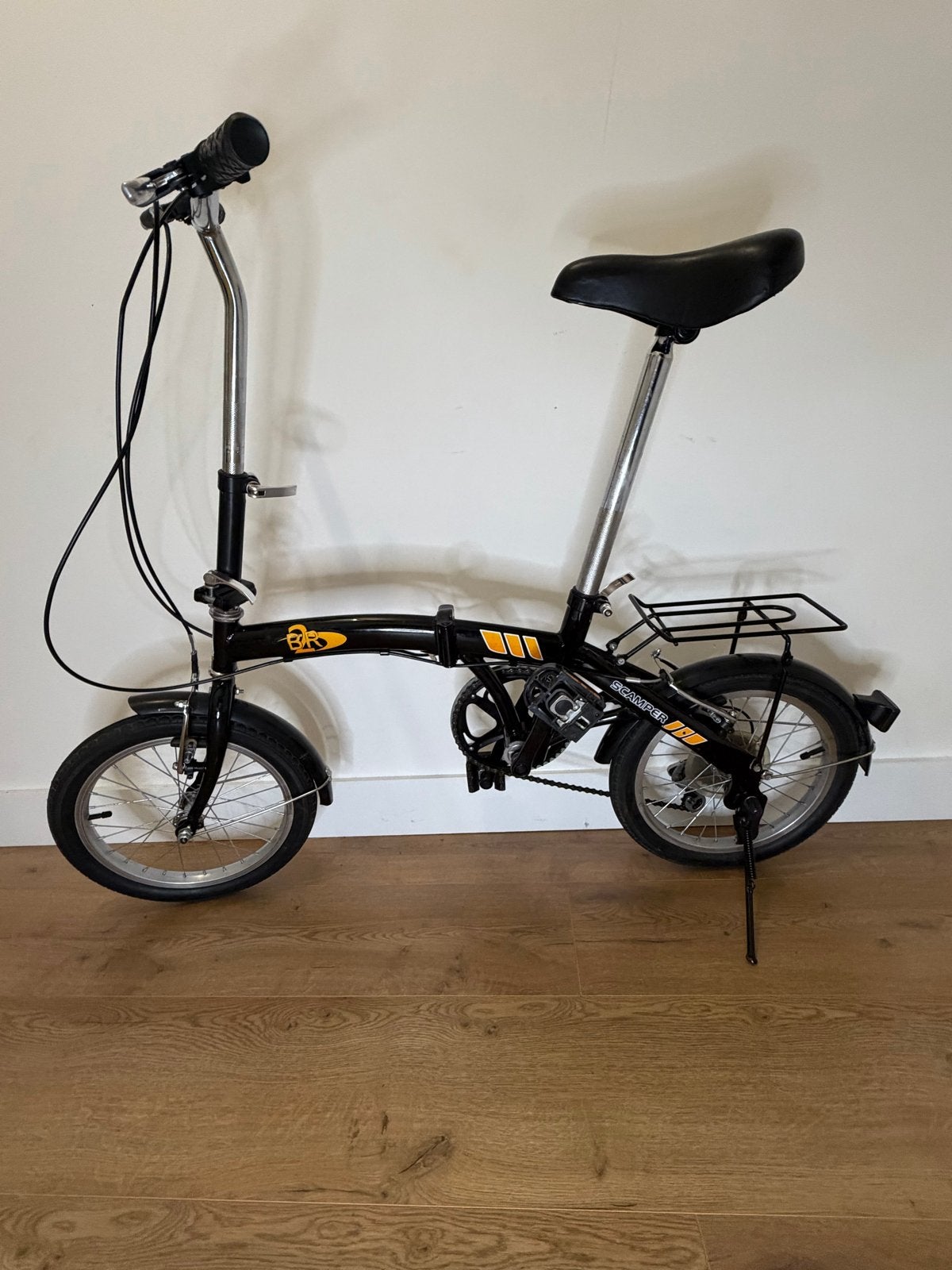 Opvouwbare 16 inch.fiets Scampter met Shimano versnellingen, Overige merken, 16 tot 18 inch, Versnellingen, Ophalen of Verzenden
