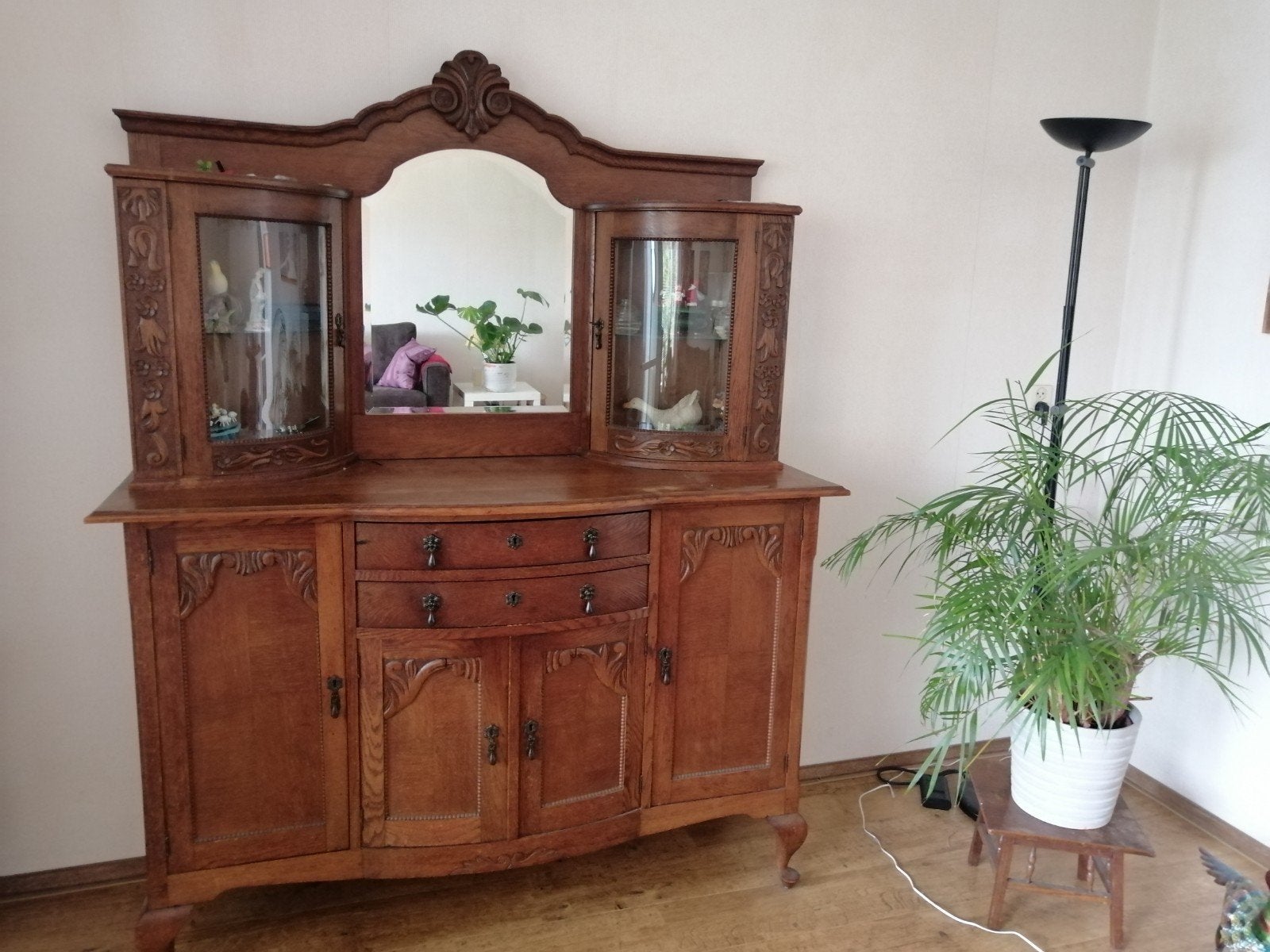 antiek eiken buffet kast ik goede staat, Antiek en Kunst, Ophalen
