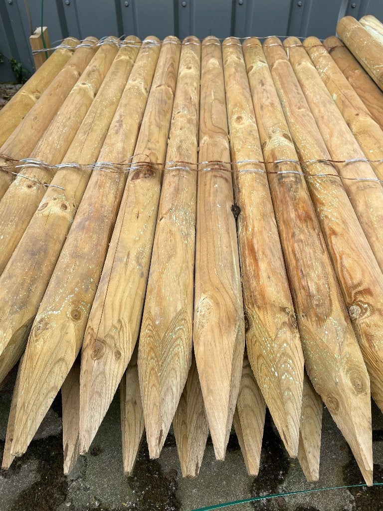 Tuinpaal geimpregneerd 6 x 200 cm, Ophalen, Nieuw, Minder dan 180 cm, Palen