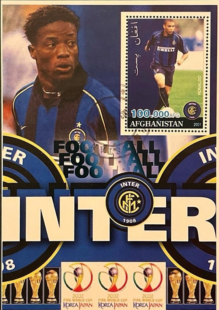 Afghanistan 2001 WK voetbal 2002 Korea-Japan, Ophalen of Verzenden, Gestempeld, Sport