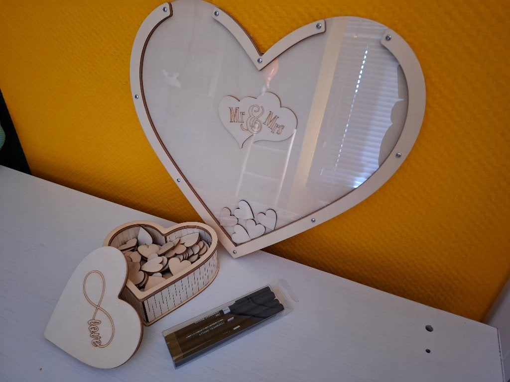 Gelukswensen hartjes bruiloft, Ophalen of Verzenden, Nieuw, Versiering, Geboorte of Huwelijk