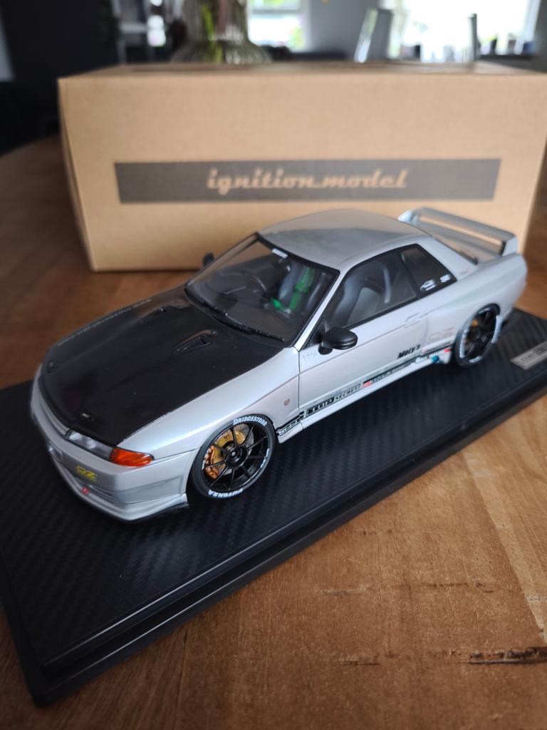 Ignition Model 1:18 Nissan Skyline GTR R32 Top Secret, Hobby en Vrije tijd, Modelauto's | 1:18, Ophalen of Verzenden, Gebruikt