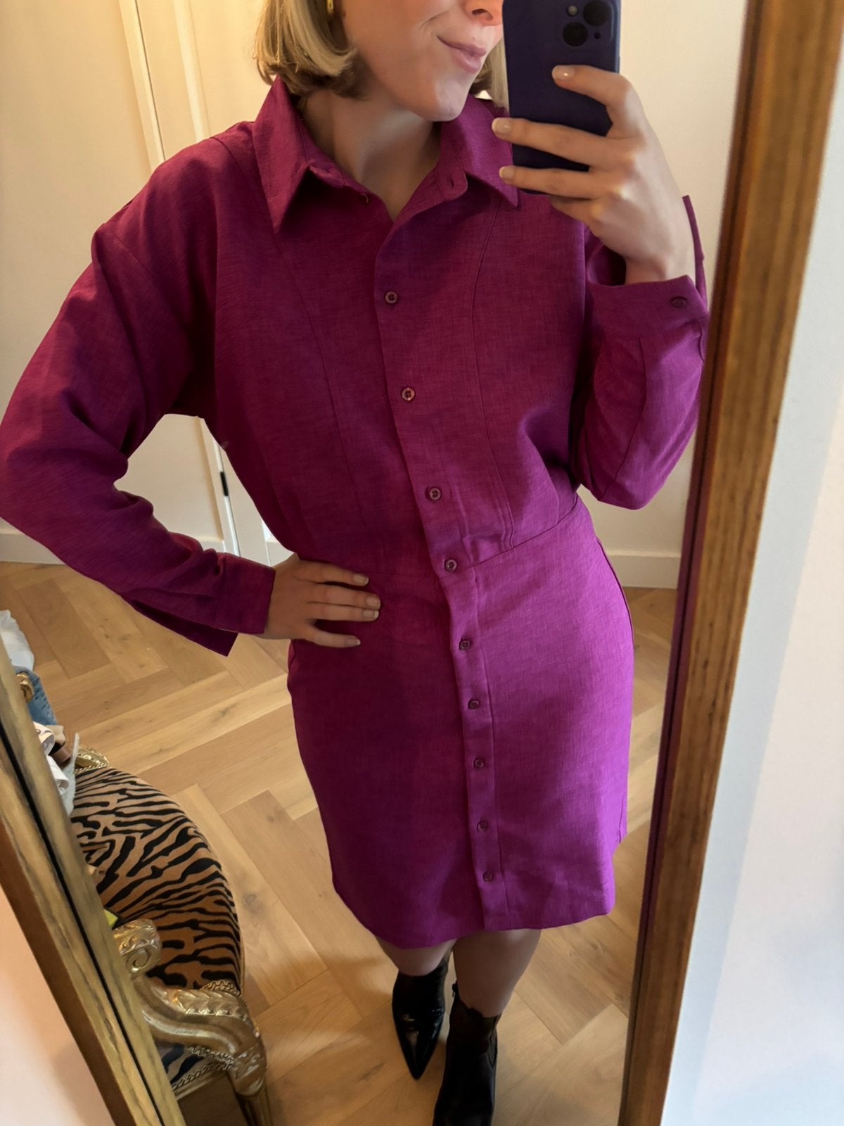 Shoeby Jurk, Verzenden, Zo goed als nieuw, Maat 36 (S), Roze