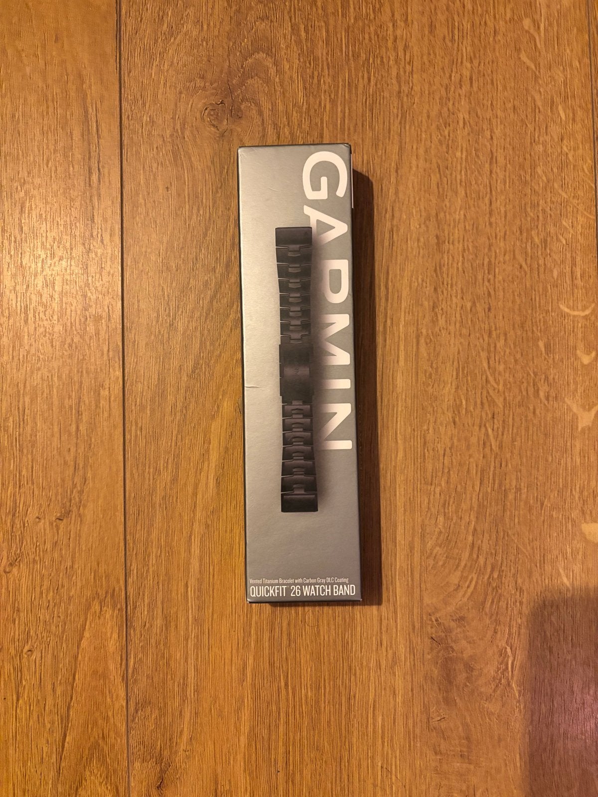Garmin QuickFit 26 Horlogeband - Titanium Carbon Gray, Overige merken, Polshorloge, Ophalen of Verzenden, Zo goed als nieuw