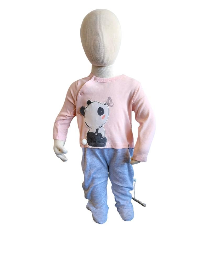 Boxpakje Biorganic Panda roze maat 56 NIEUW, SO, Meisje, Nieuw, Biorganic