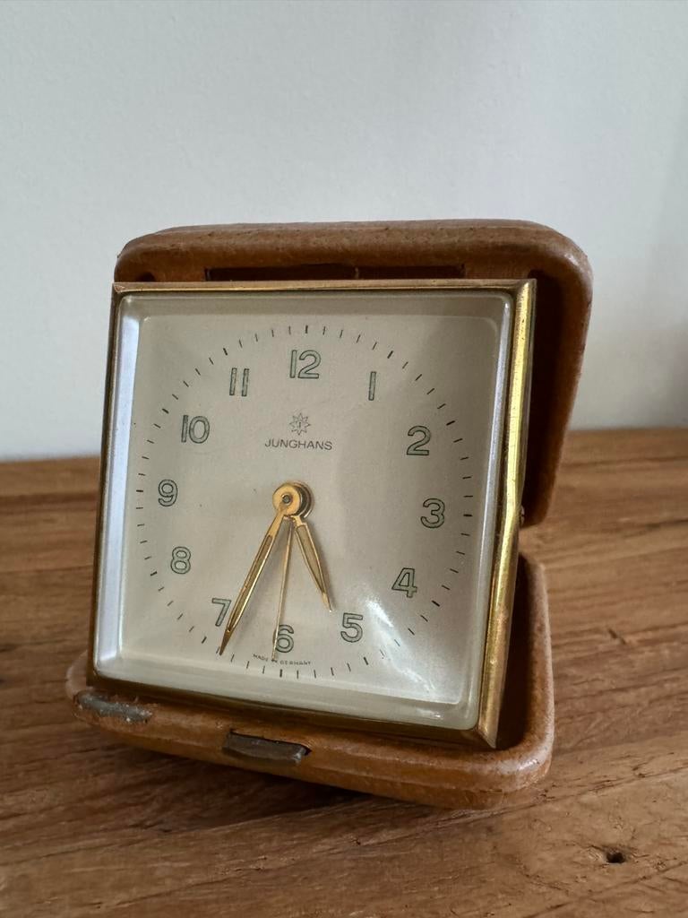 Vintage Junghans Reiswekker - Perfect voor onderweg, Ophalen of Verzenden