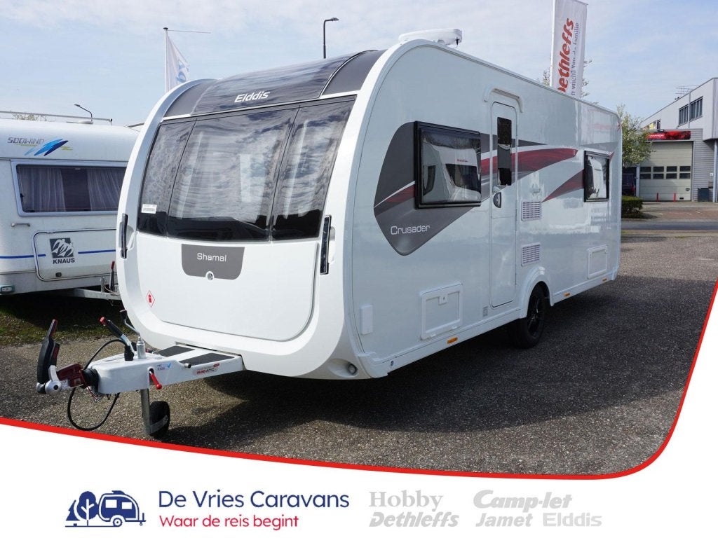 Elddis Crusader Shamal Aparte bedden, badkamer, Caravans en Kamperen, Standaardzit, Elddis, Bedrijf, 1250 - 1500 kg
