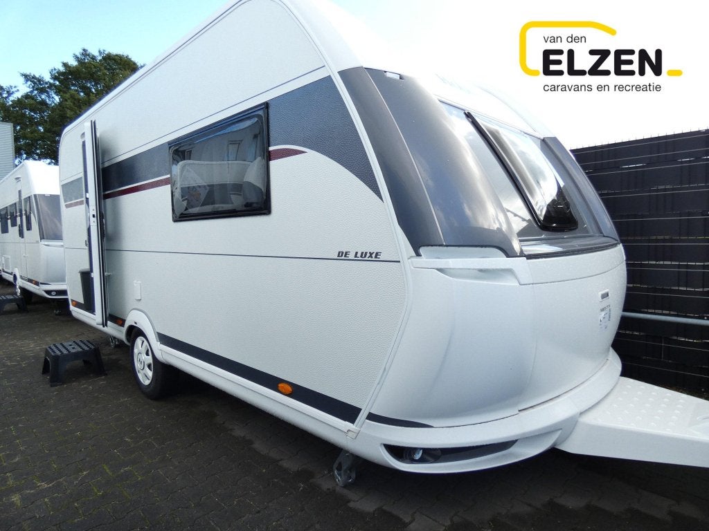 Hobby De Luxe 460 SFF Model 2027, Caravans en Kamperen, Overige typen, Kachel, Hobby, Bedrijf