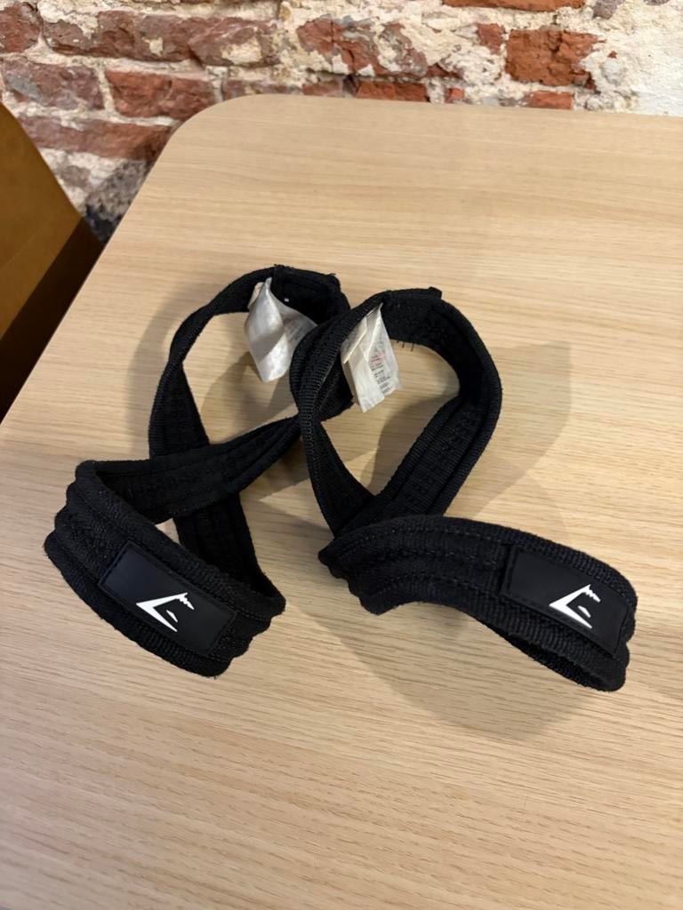 Gymshark Figuur 8 Straps - Tilbanden voor Krachttraining, Ophalen of Verzenden, Zo goed als nieuw, Rug, Overige typen