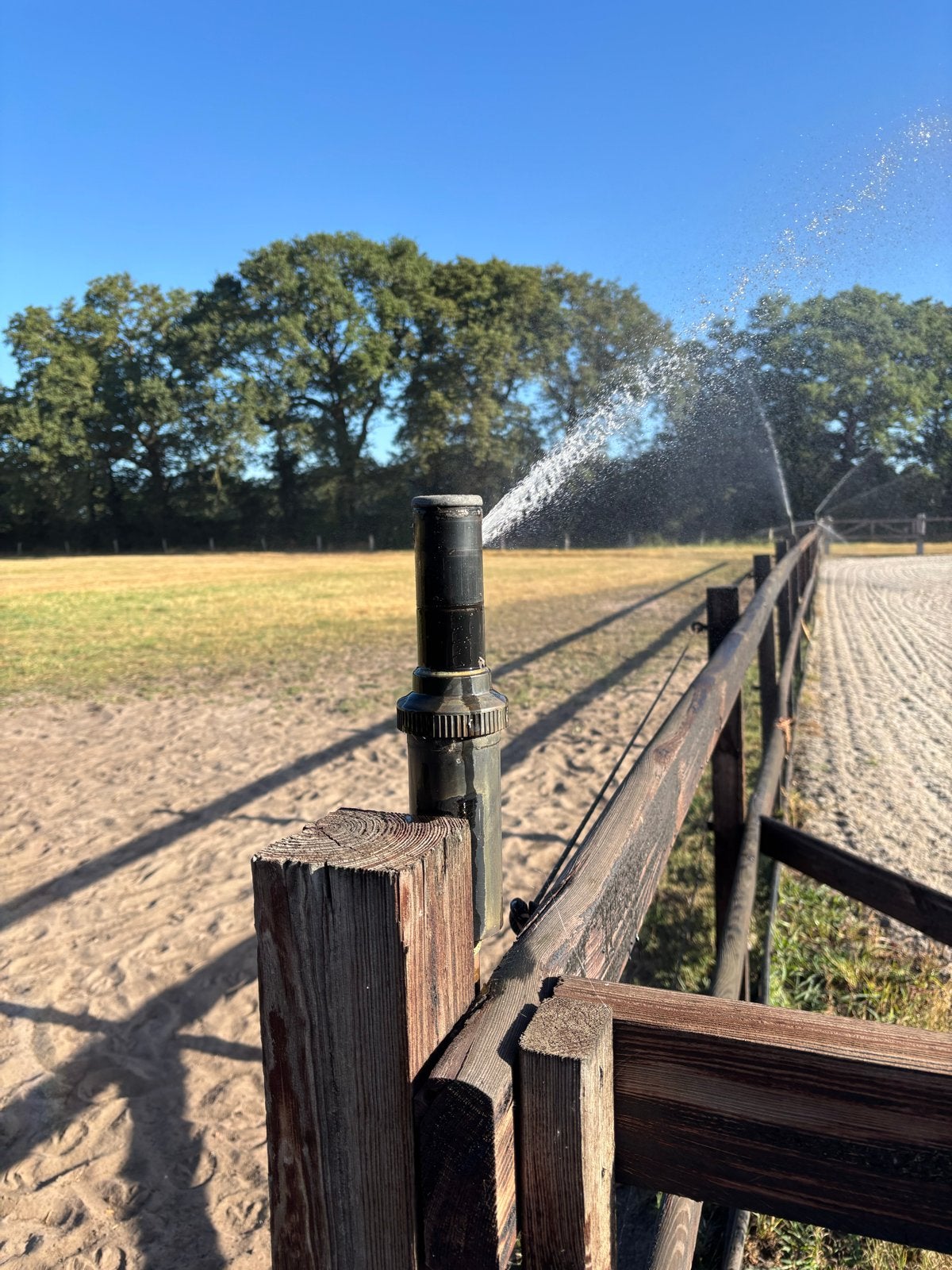 Beregeningsset voor paarden rijbak, Ophalen, Gebruikt