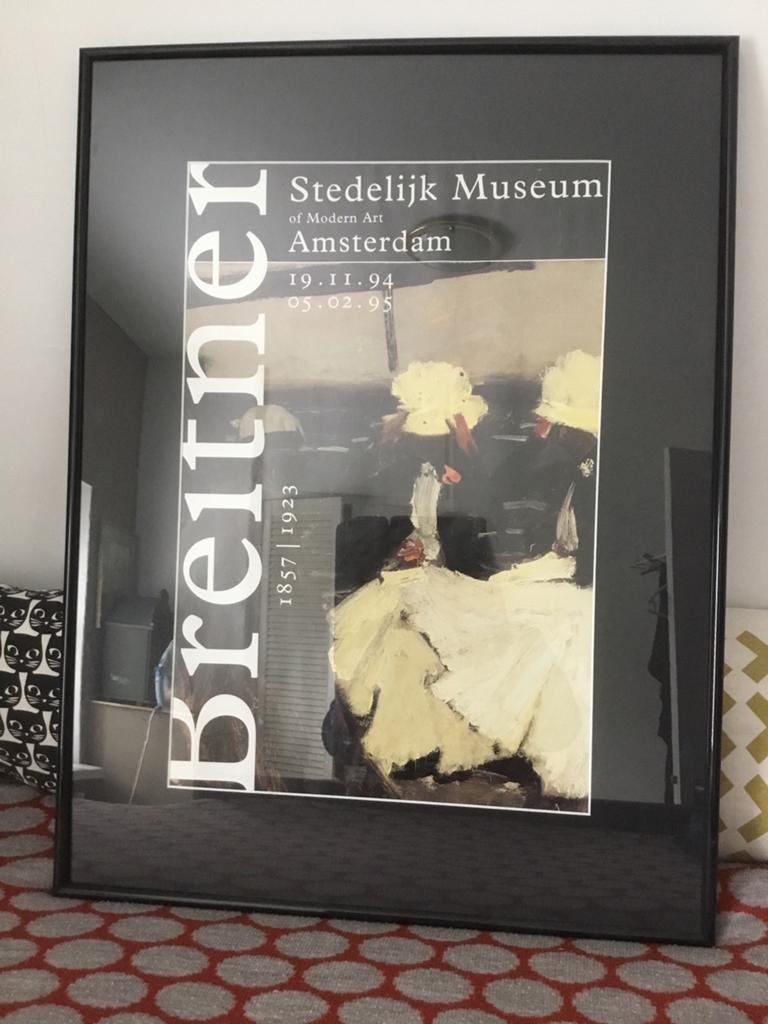 Poster/Affiche Breitner, Met lijst, Ophalen of Verzenden, A1 t/m A3, Overige onderwerpen