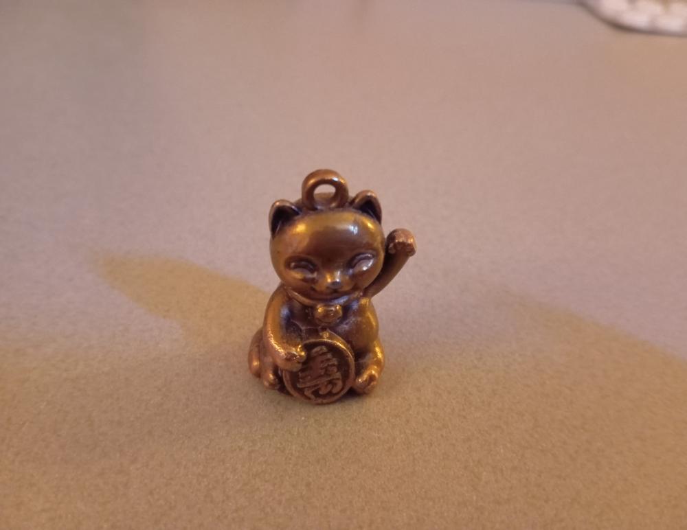 Maneki Neko Sleutelhanger, Verzamelen, Ophalen of Verzenden, Gebruikt, Knuffel of Figuurtje