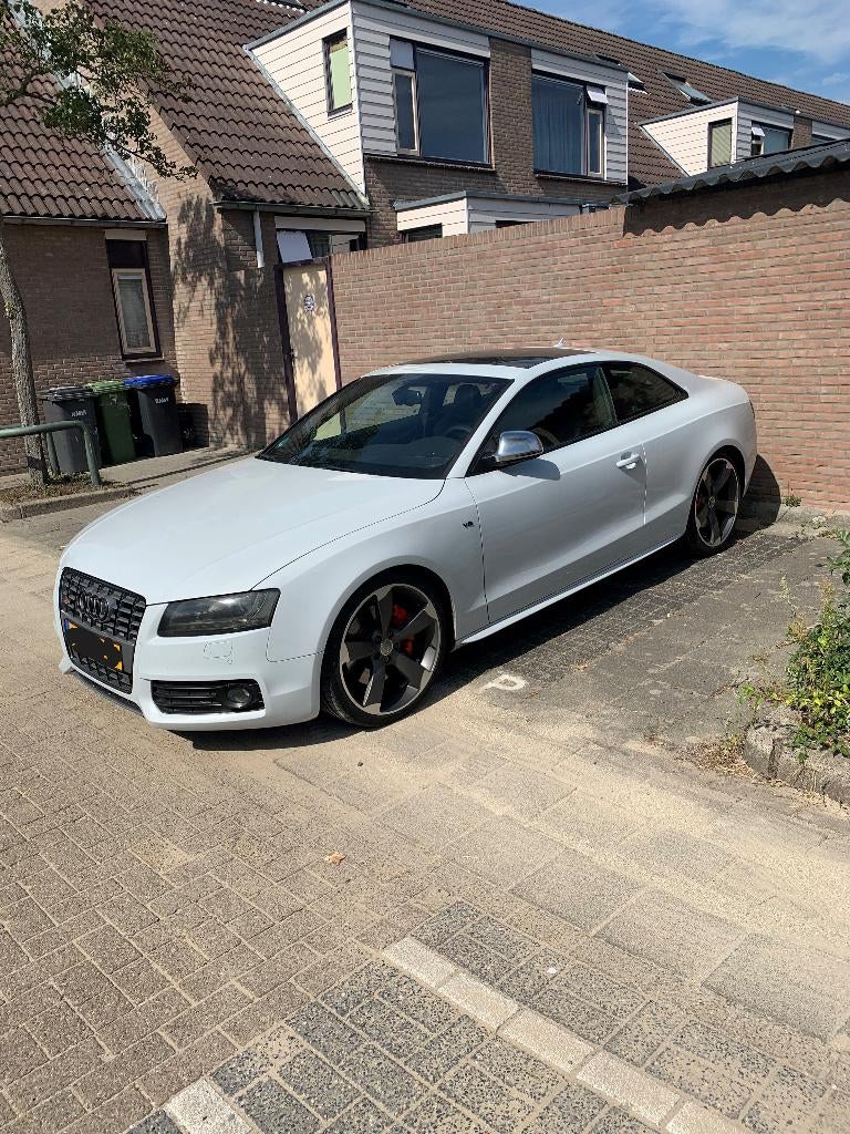 Audi S5 4.2 FSI 260KW Coupe Quattro 2007 Suzuka Grey, Auto's, Euro 5, 8 cilinders, 4 stoelen, Alcantara
