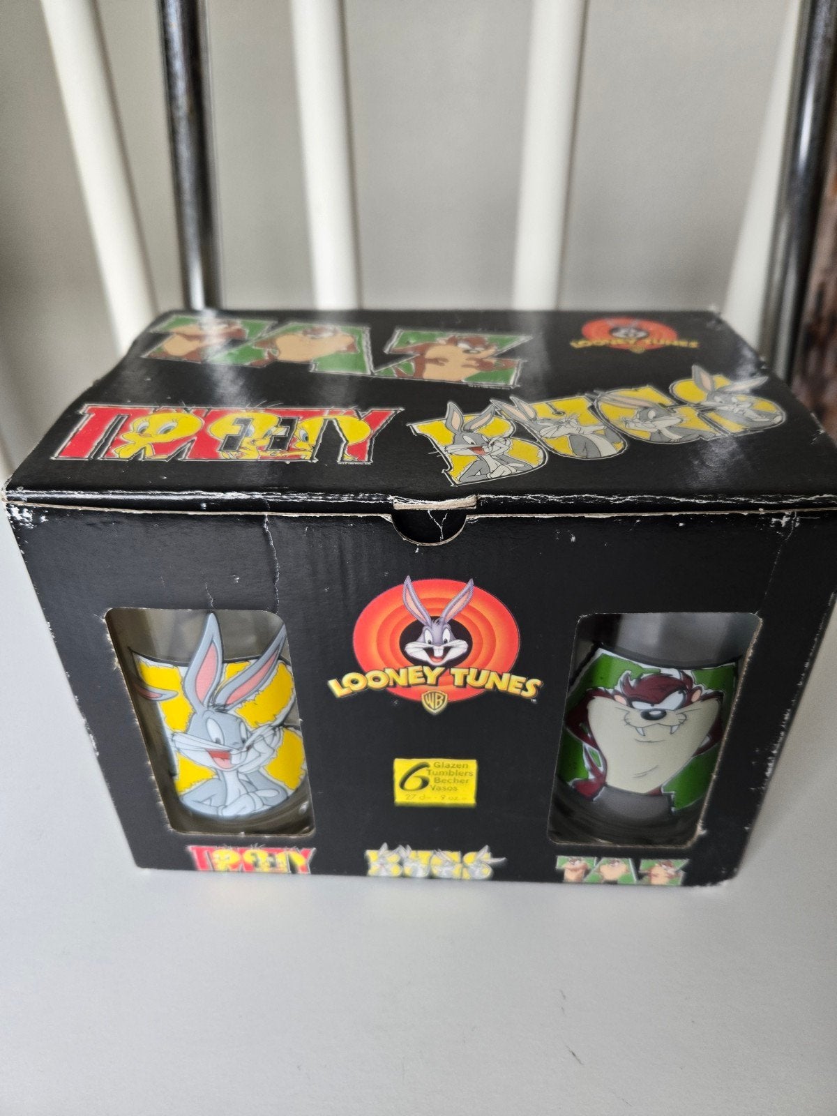 Vintage Looney Tunes Glazenset (6 stuks), Verzamelen, Ophalen of Verzenden