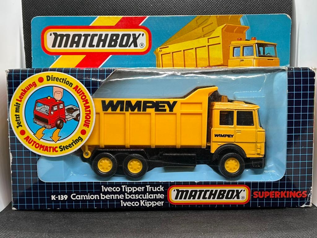 Matchbox Superkings Iveco Kipper Wimpey OVP, Verzenden, Zo goed als nieuw, Bus of Vrachtwagen