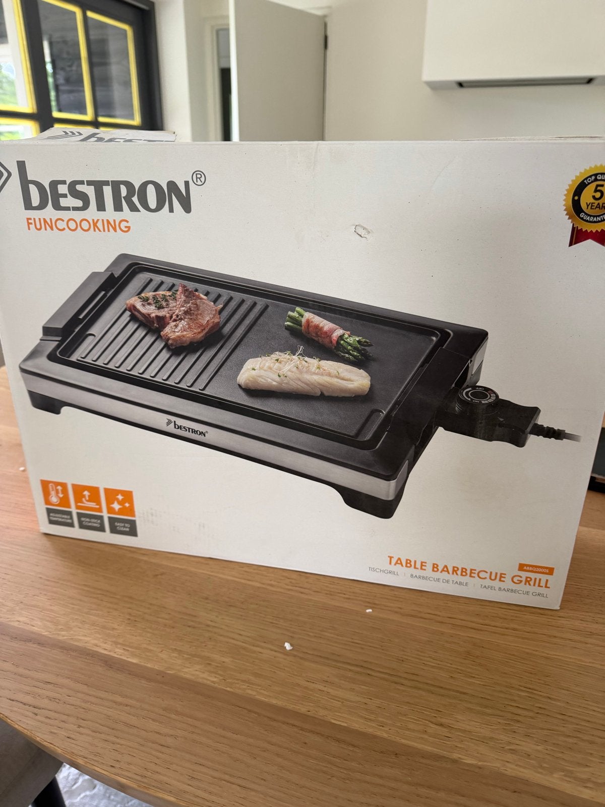 Bestron FunCooking Bakplaat/Grill, Ophalen of Verzenden, Nieuw