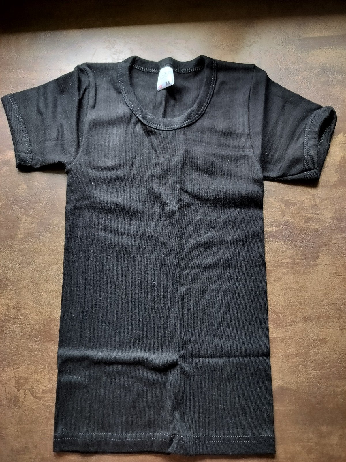 T-shirt, ondershirt, zwart, jongens, maat 116, Kinderen en Baby's, Ophalen of Verzenden, Nieuw, Jongen, Shirt of Longsleeve