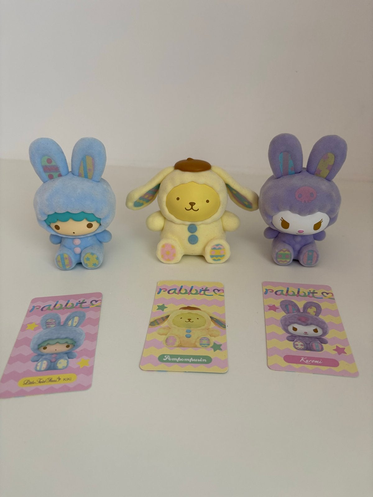 Sanrio Rabbit Collectible Figuren Set (3 stuks), Ophalen of Verzenden, Zo goed als nieuw