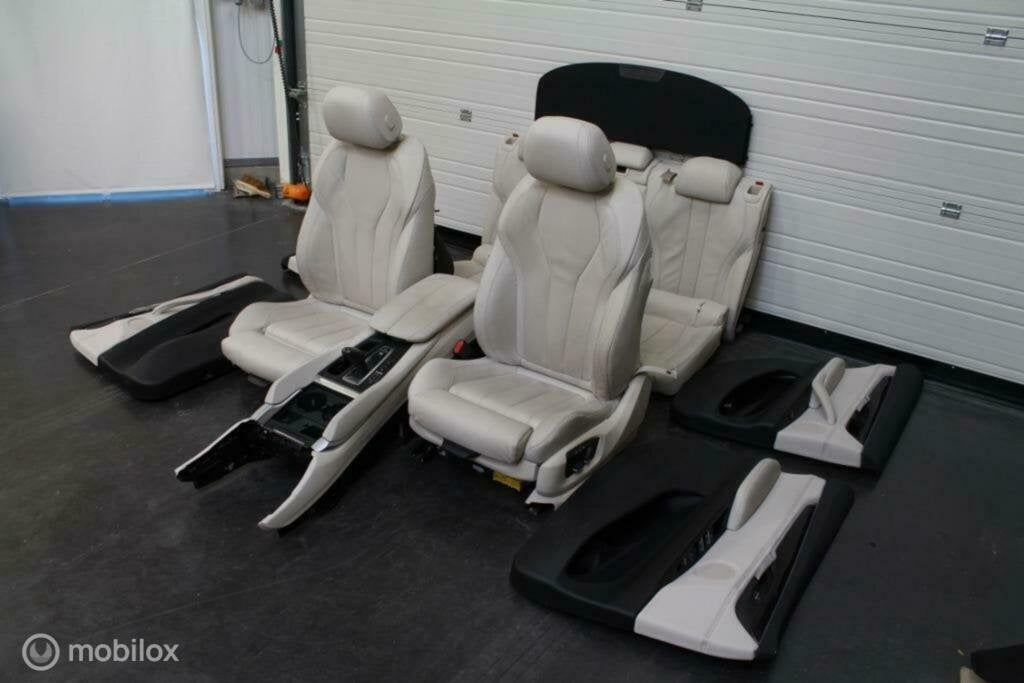 Interieur set wit leder bmw x6 f16 (2014-heden), Auto-onderdelen, Interieur en Bekleding