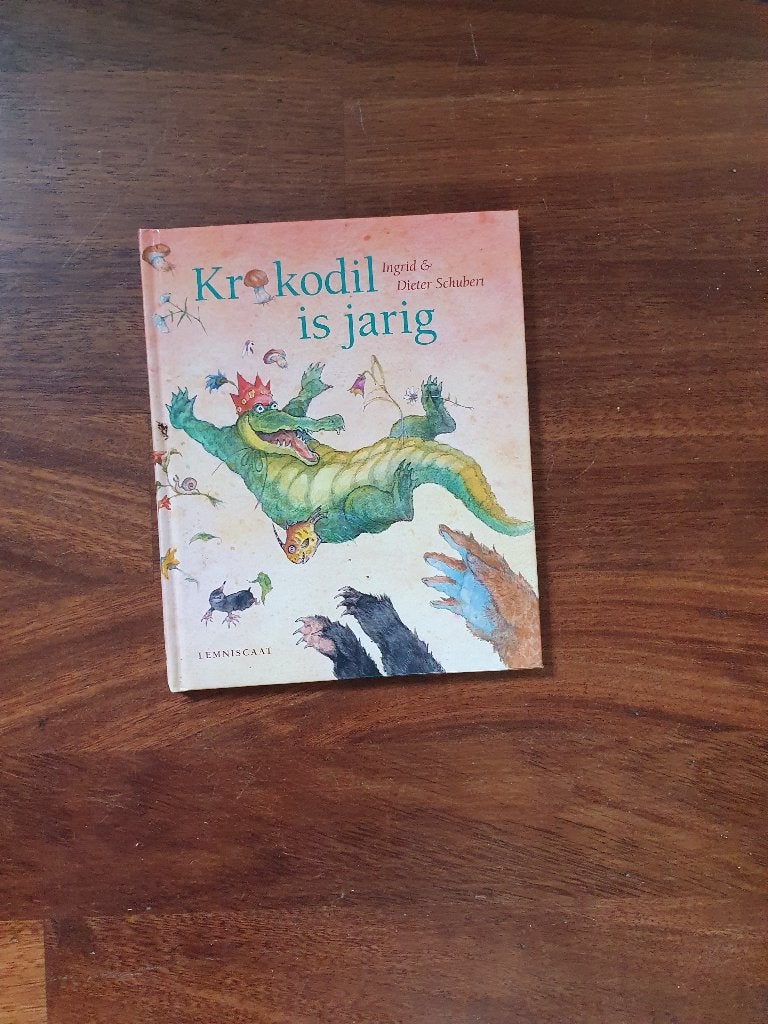 Krokodil  is  jarig  van  Ingrid en Dieter Schubert, Ophalen of Verzenden, Zo goed als nieuw, Fictie algemeen