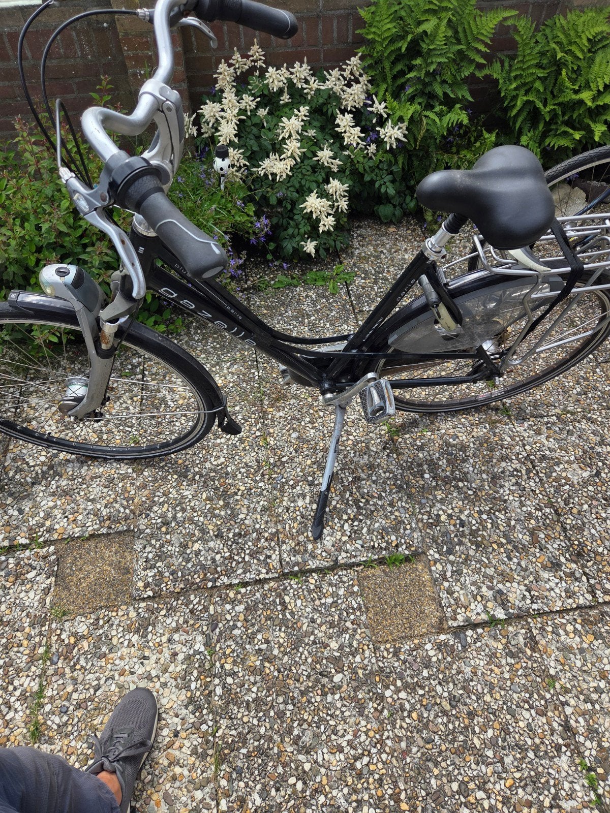 Nog redelijke station fiets, Fietsen en Brommers, Fietsen | Dames | Moederfietsen, Ophalen, 2 zitjes, Gebruikt, Gazelle