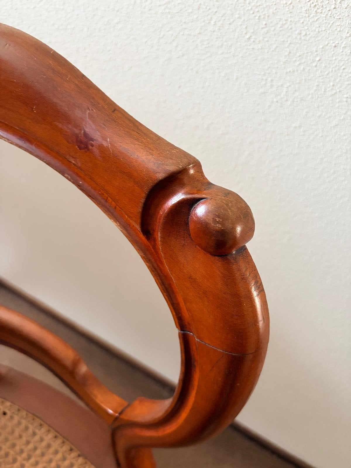 biedermeier stoel kersenhout, Ophalen