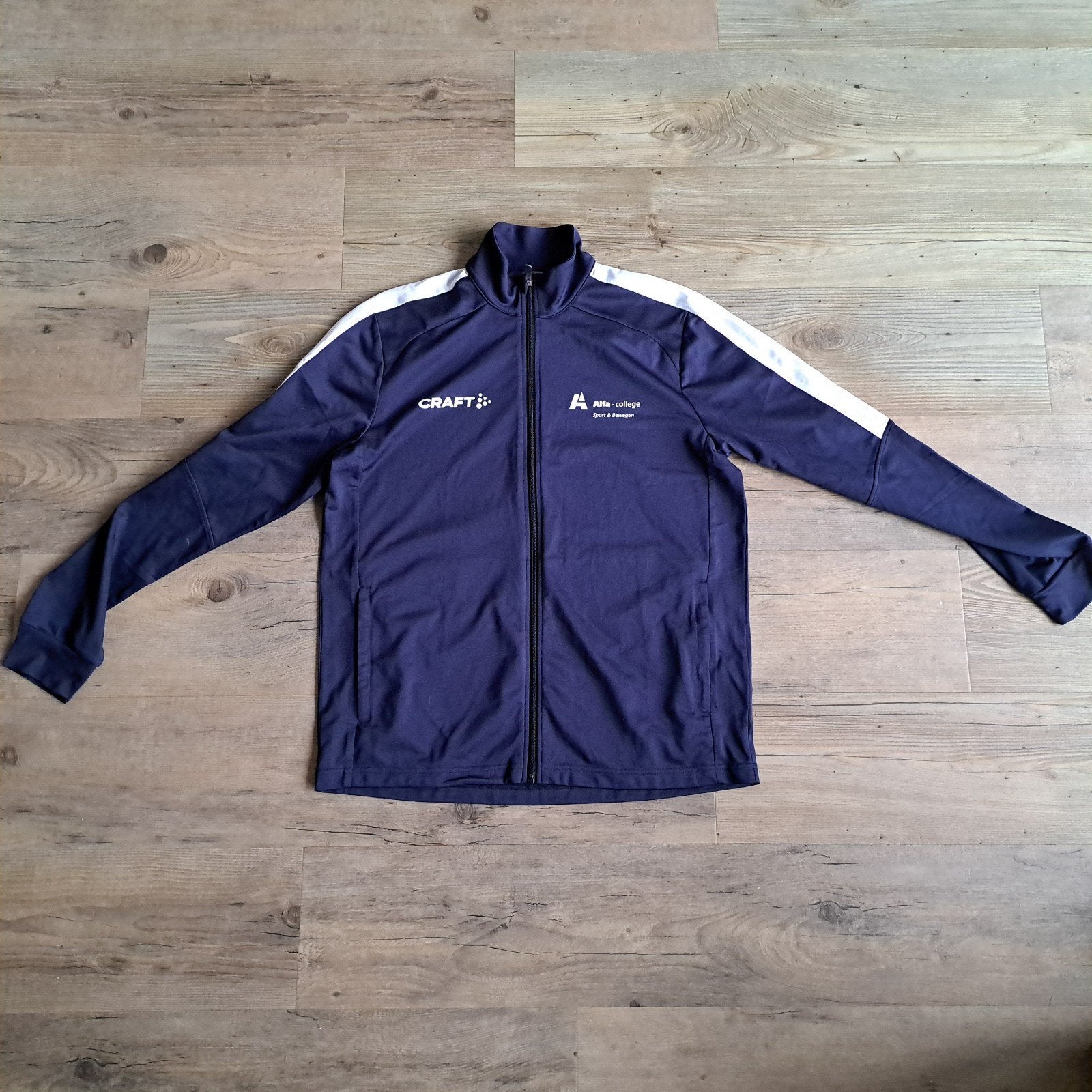 Sportkleding Alfa College Opleiding Sport en beweging Maat L, Ophalen of Verzenden, Zo goed als nieuw, Blauw, Algemeen