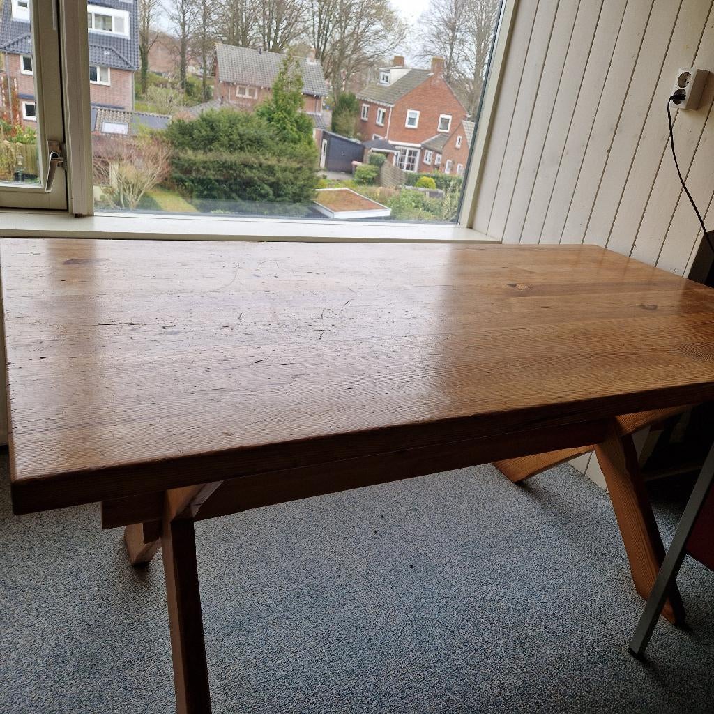 eettafelset, Huis en Inrichting, Tafels | Eettafels, Ophalen, Gebruikt, Merk Pastoe jaren '70., 50 tot 100 cm