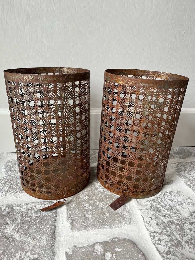 Hoffz windlichten, Ophalen of Verzenden, Zo goed als nieuw, Hout