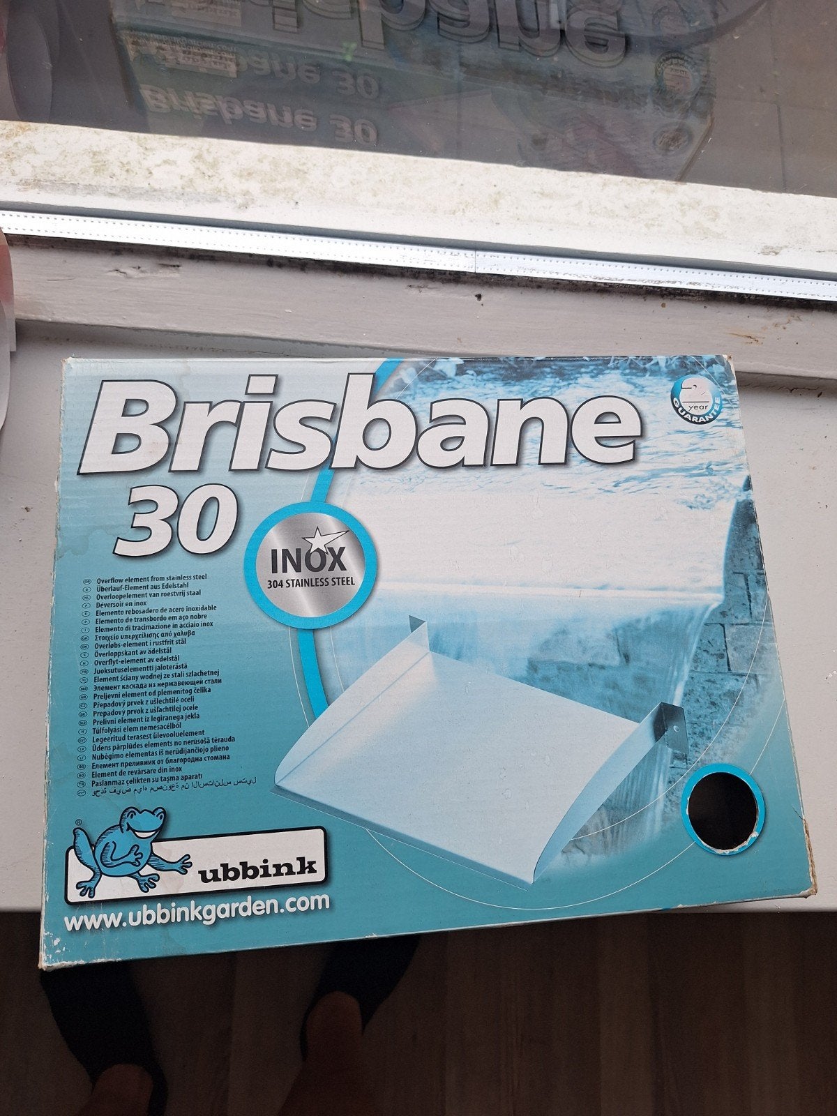 Ubbink Brisbane 30 INOX RVS Waterval Element, Ophalen
