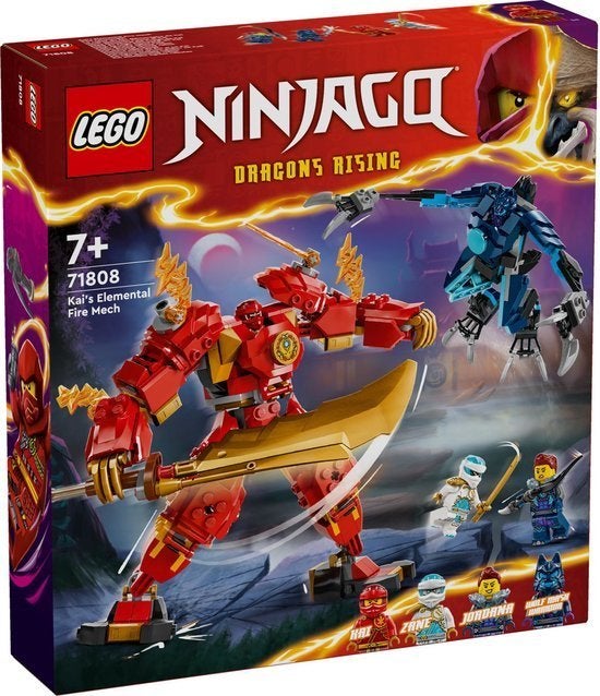 LEGO 71808 Kai's elementaire vuurmecha NIEUW!, -, Nieuw, Ophalen of Verzenden, LEGO