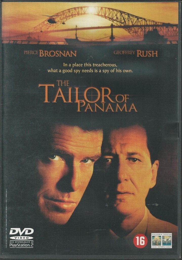 The Tailor of Panama met o.a. Pierce Brosnan, Geoffrey Rush, Vanaf 16 jaar, Ophalen of Verzenden, Inclusief boekje, 1980 tot 2000