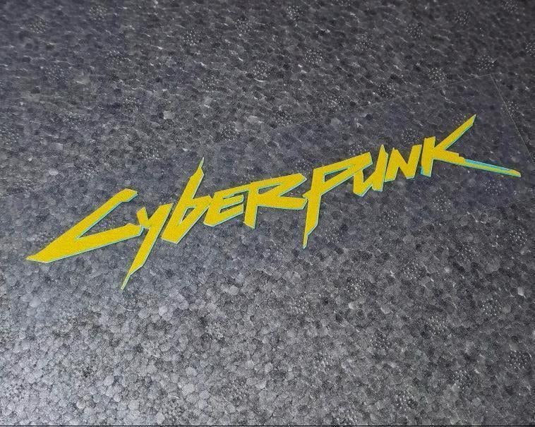 CYBERPUNK 2077 Gaming Arcade Bartop vinyl sticker, Verzenden, Nieuw, Bedrijf of Vereniging