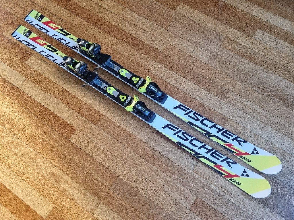 Fischer RC4 WorldCup GS carve ski's, 155 cm, ZGAN, 140 tot 160 cm, Fischer, Ophalen of Verzenden, Zo goed als nieuw