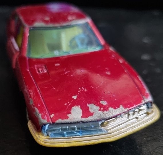 Matchbox speedkings K33 citroen SM donkerrrood, Ophalen of Verzenden, Gebruikt, Auto