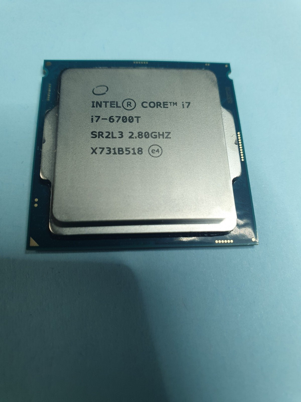 Intel Core i7-6700T SR2L3 2.80GHz Processor, Computers en Software, Intel Core i7-6700T, LGA 1151, Gebruikt, 2 tot 3 Ghz