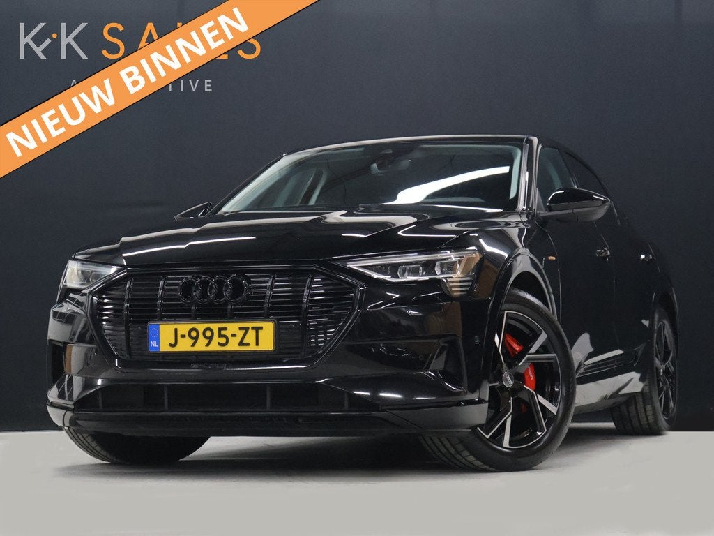 Audi e-tron Sportback 55 quattro edition 95 kWh [CRUISE CONT, Auto's, Audi, Automaat, 131 €/maand, Zwart, 95 kWh
